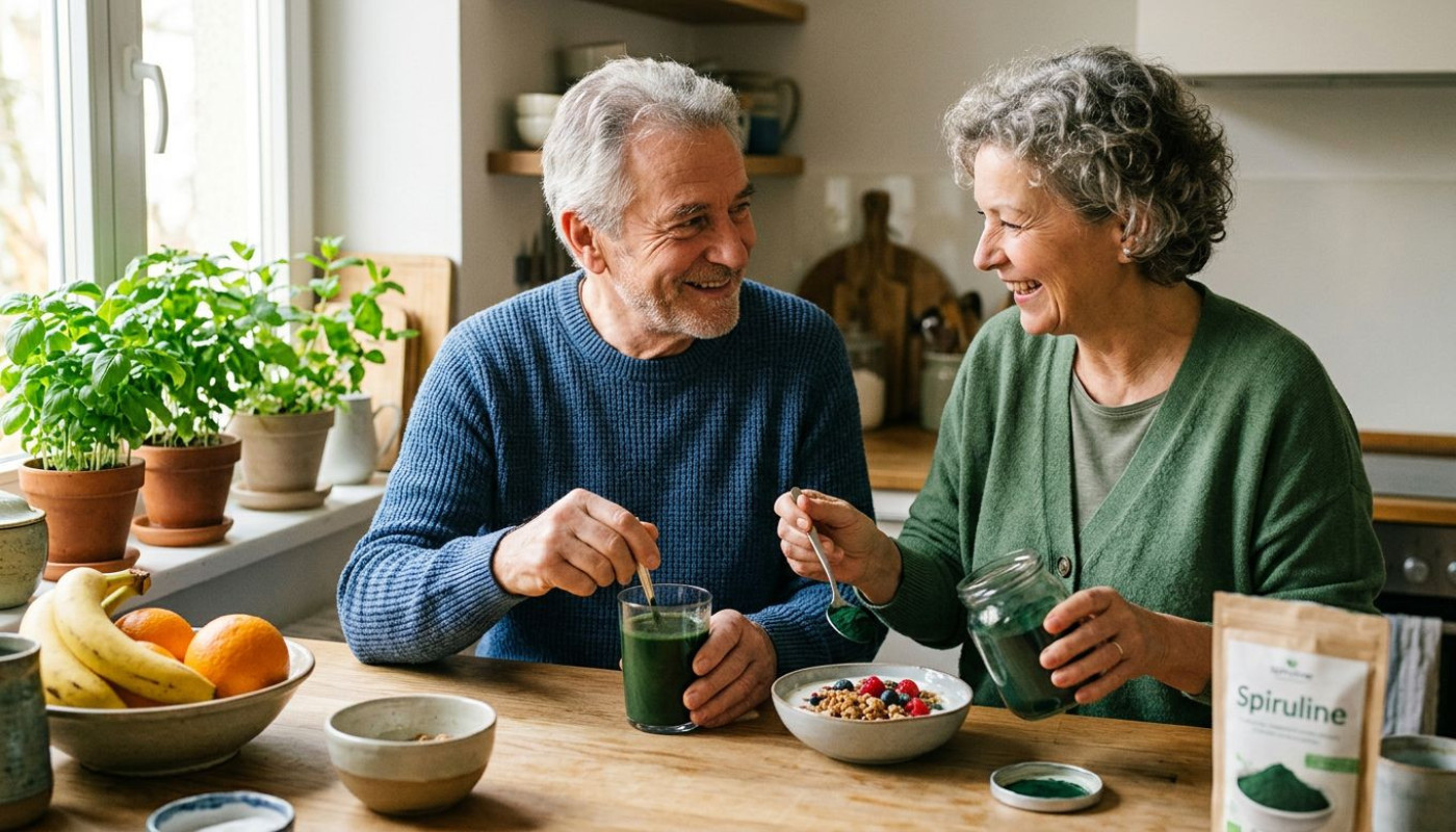 Comment la spiruline peut améliorer le bien-être des seniors ?